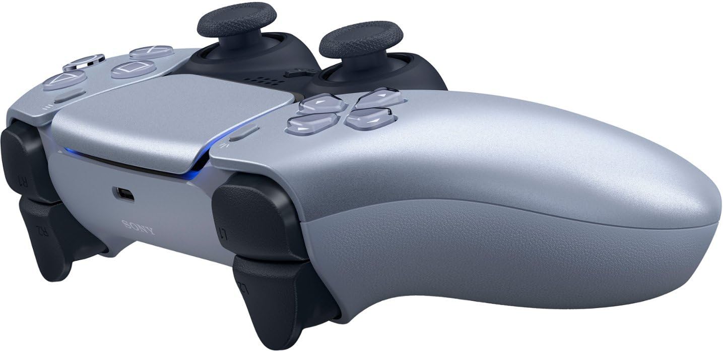Sony DualSense Wireless Controller Silver (Renewed)