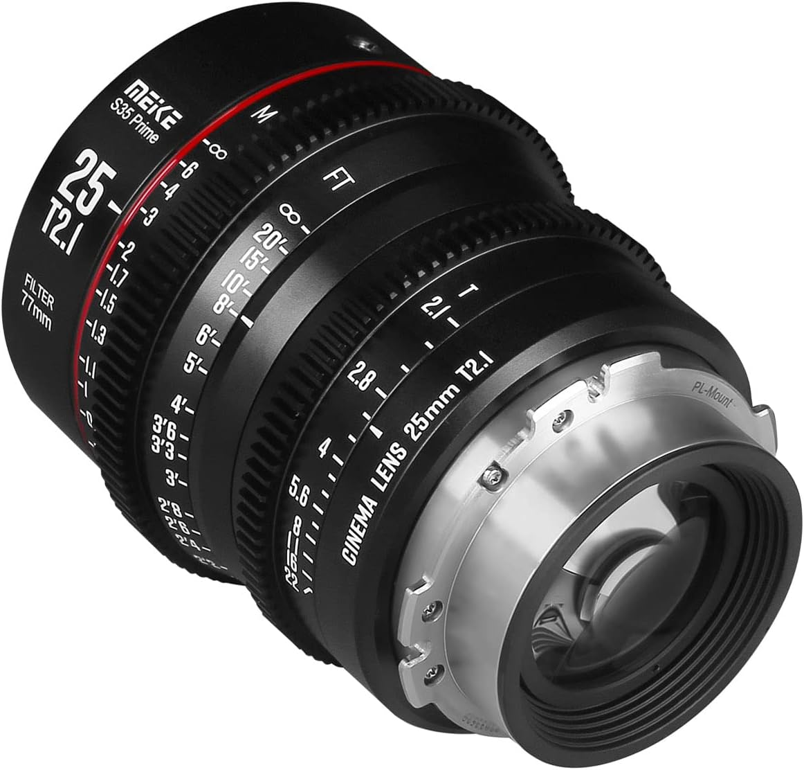 Meike 25mm T2.1 S35 Wide Angle Prime Cinema Lens