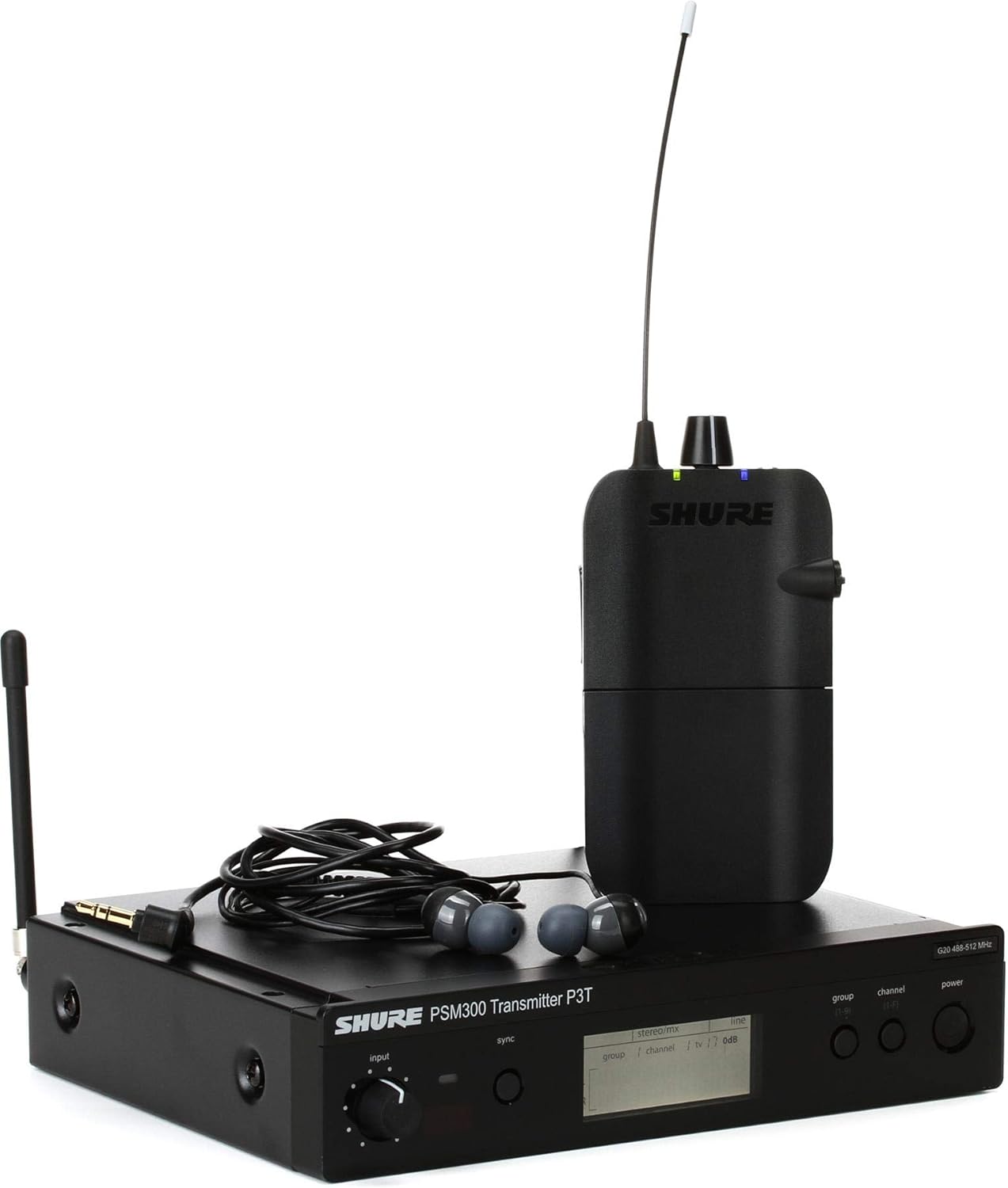 Shure P3TR112GR-G20 PSM300 Wireless In-Ear Monitor