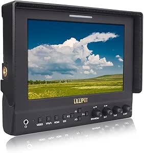 Lilliput 663/O Monitor: 7" IPS, HDMI, Case & Sun Shade