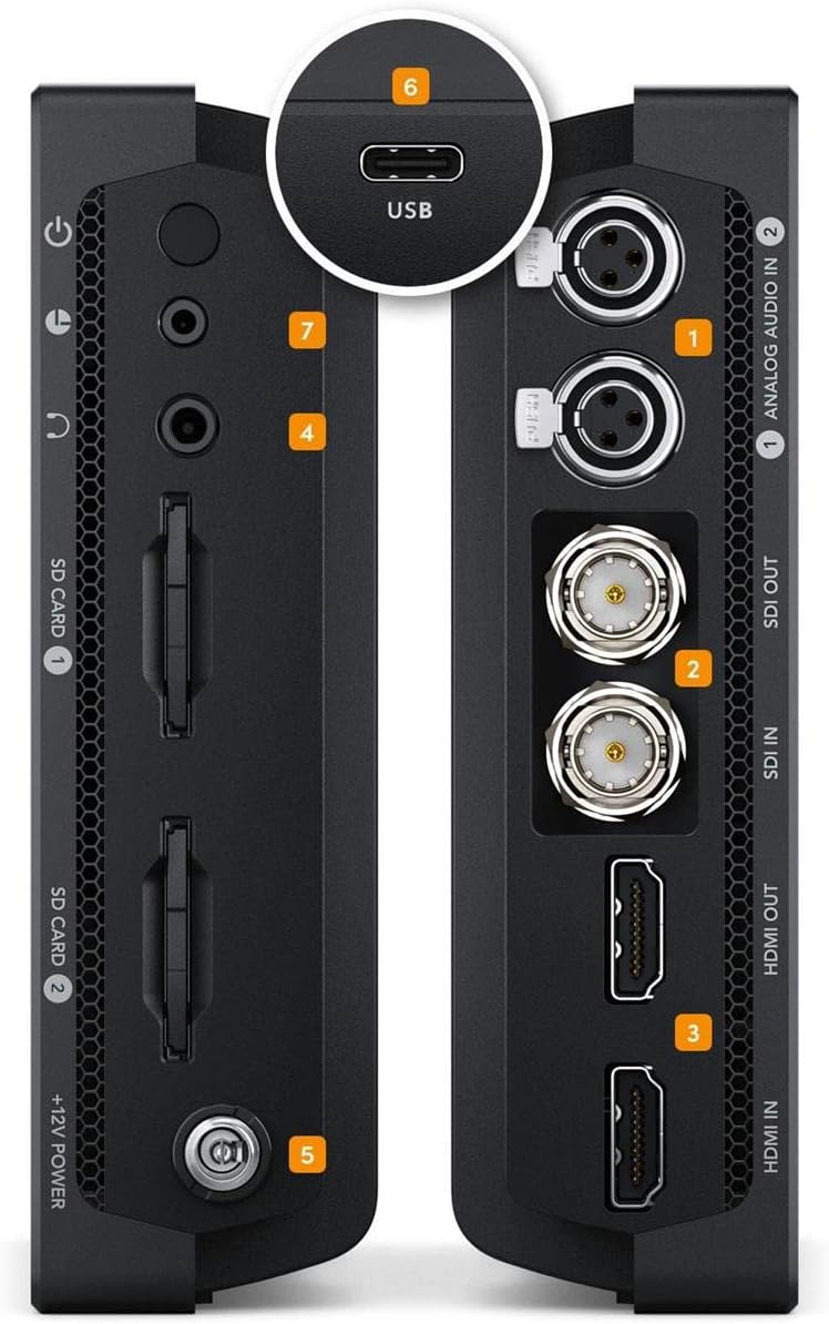 Blackmagic Design OB02408 Video Assist 5" 12G HDR Monitor