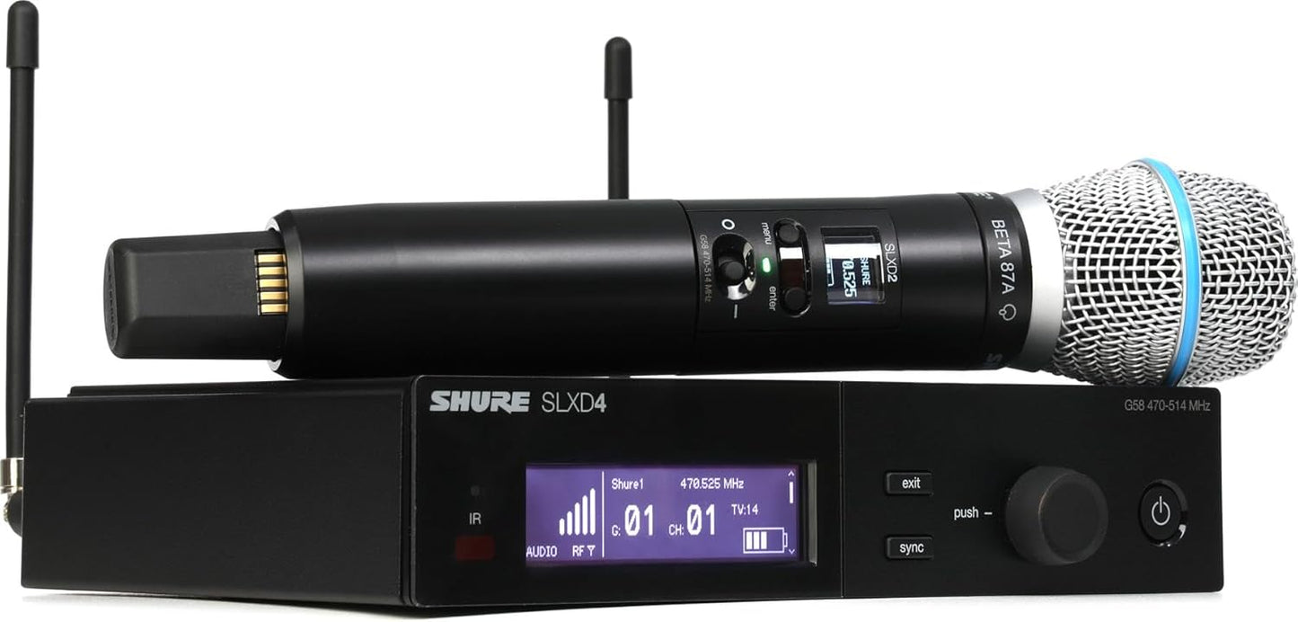 Shure SLXD24/B87A-G58 Digital Wireless Microphone System