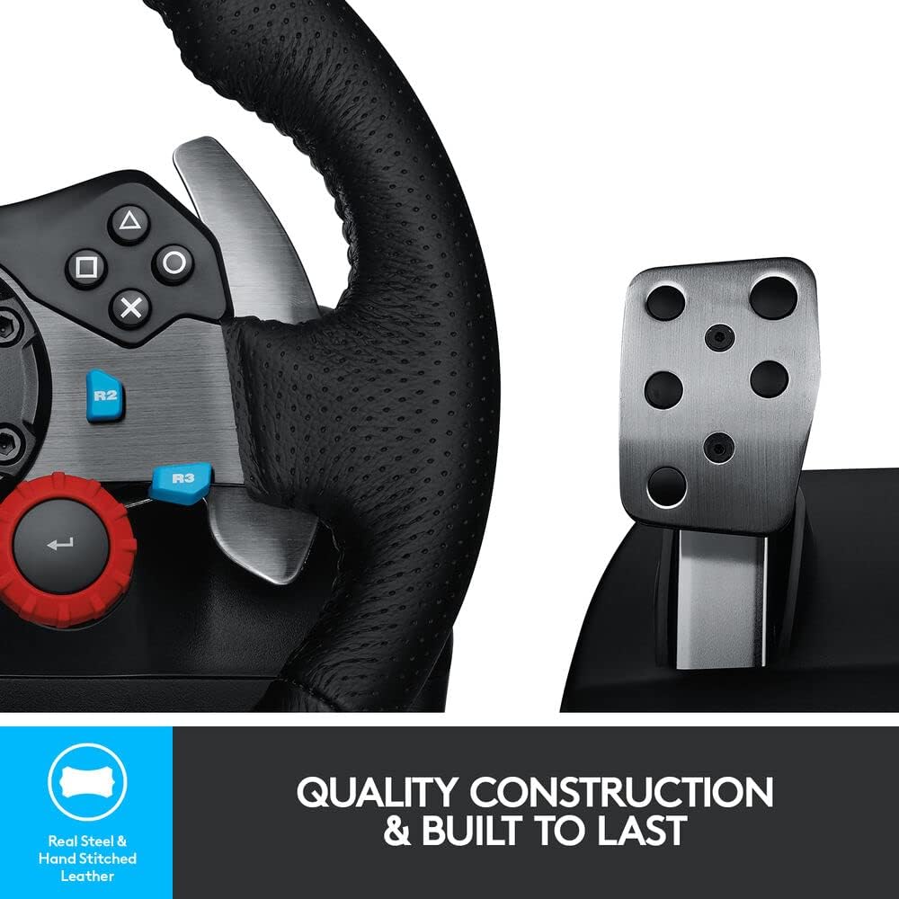 Logitech 941-000110-cr G29 Racing Wheel Shifter Bundle Renewed