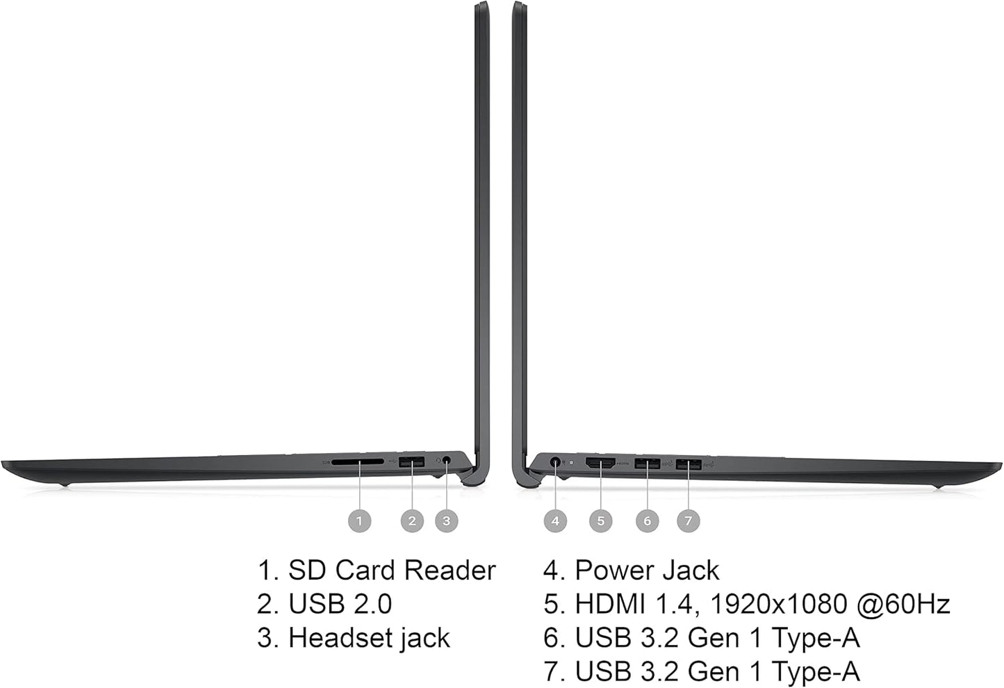 Dell 3520 Inspiron 15" Laptop i7 32GB 1TB SSD