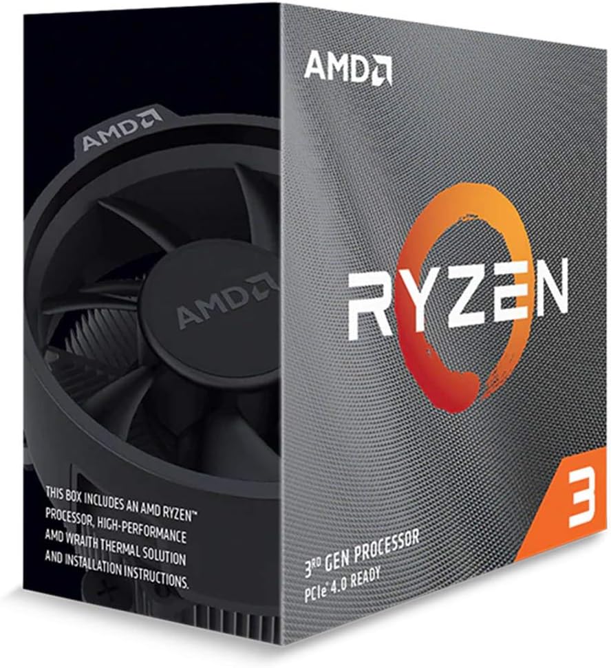 AMD 100-100000159BOX Ryzen 3 3300X 4-Core Desktop Processor