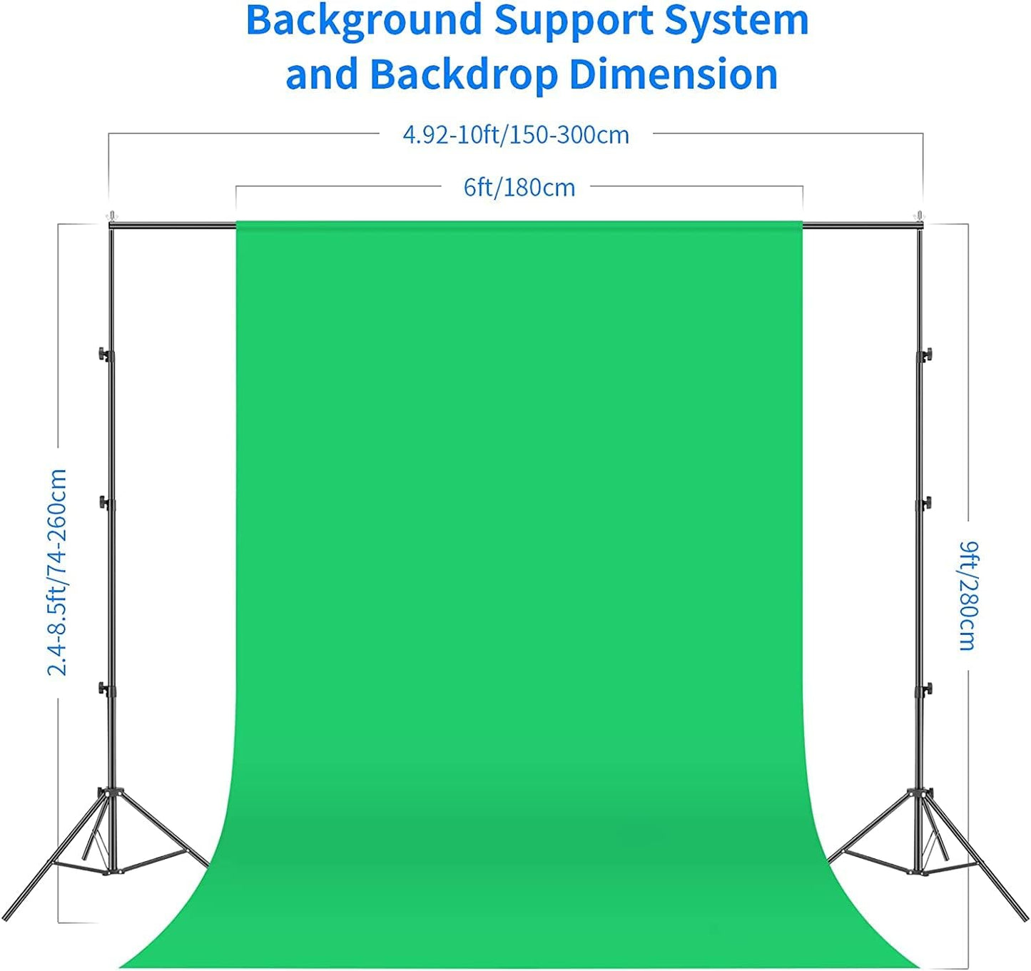 Neewer FBA_10086175 Photography Lighting Kit - Backdrops - Softbox - LED - Studio