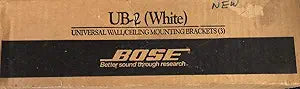 Bose UB-2 White Universal Speaker Mounting Brackets (3-Pack)