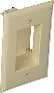 Monoprice 106626 Easy Mount Low Voltage Recessed Wall Plate