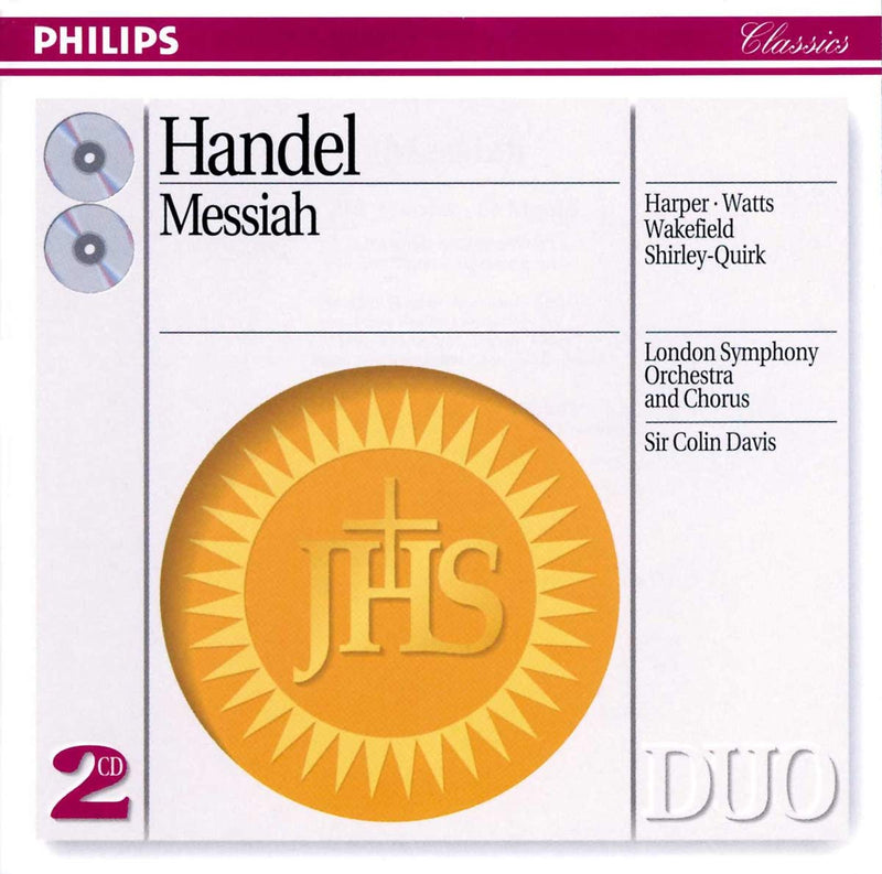 Philips 028943835626 Handel: Messiah (Colin Davis, LSO) — main product image