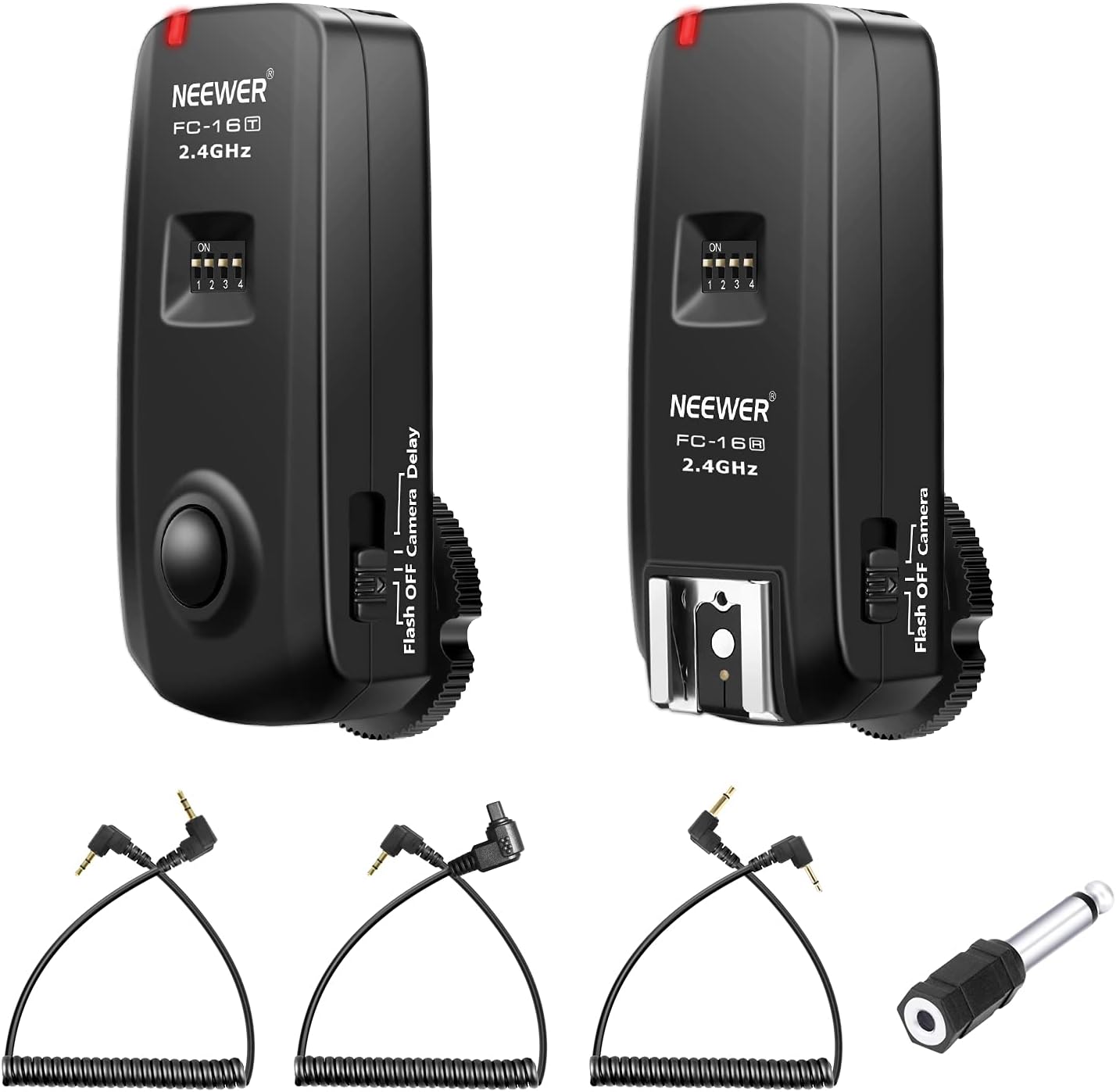 Neewer FC-16 Wireless Flash Trigger: Canon Rebel, Remote Shutter