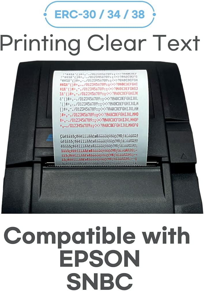 Epson LYSB015TMAG5M ERC-30/34/38 Black/Red Ribbon 6-Pack