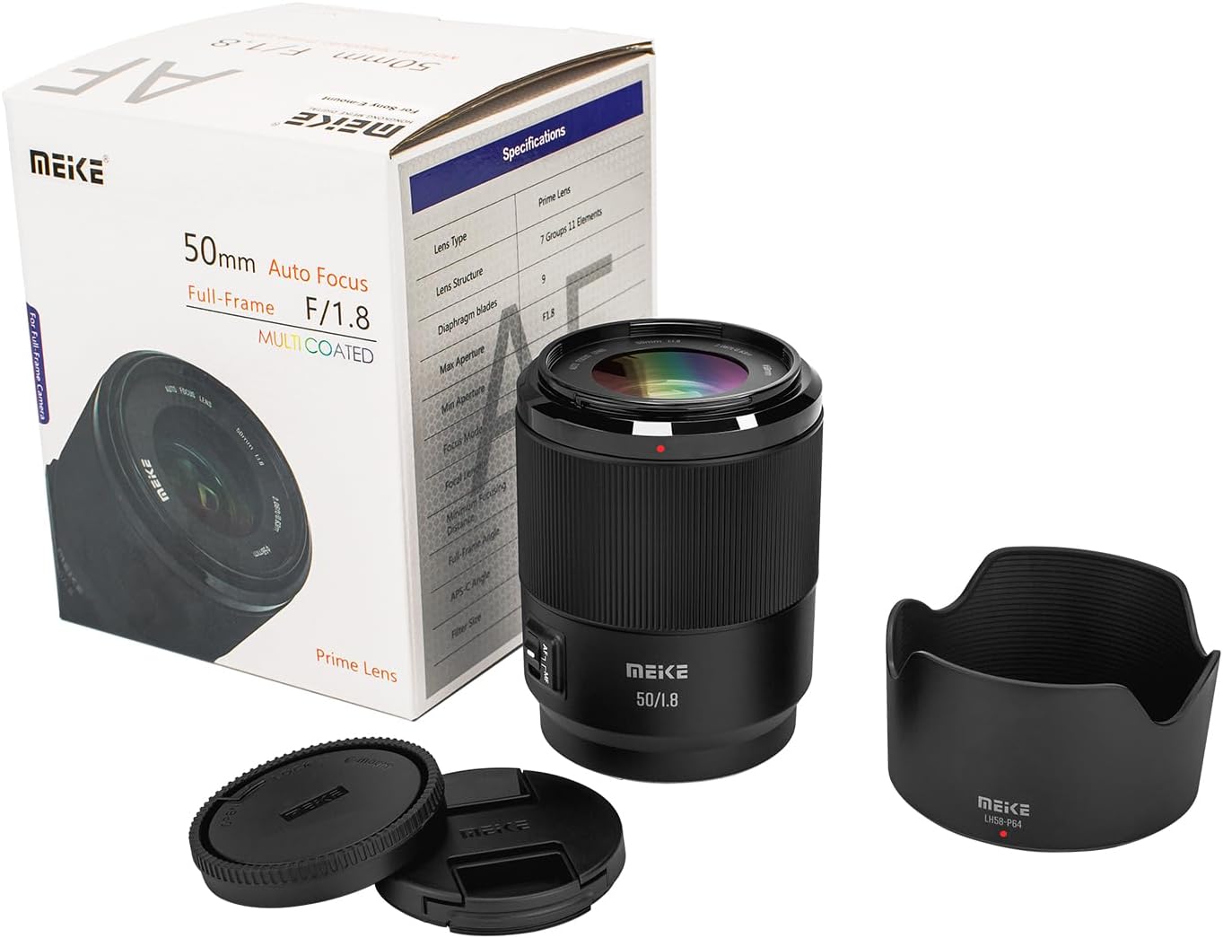 Meike 50mm F1.8 STM Auto Focus Sony E-Mount Lens