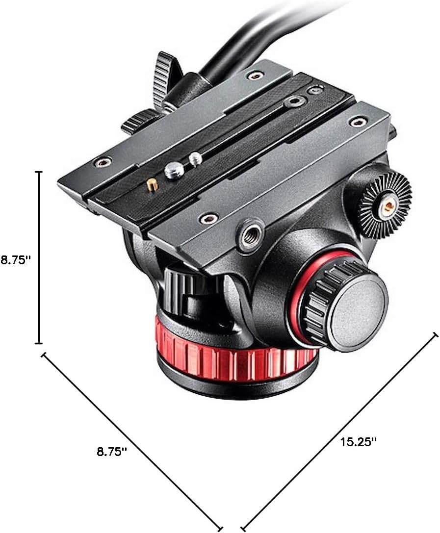 Manfrotto MVH502AH Pro Video Head with Long Plate