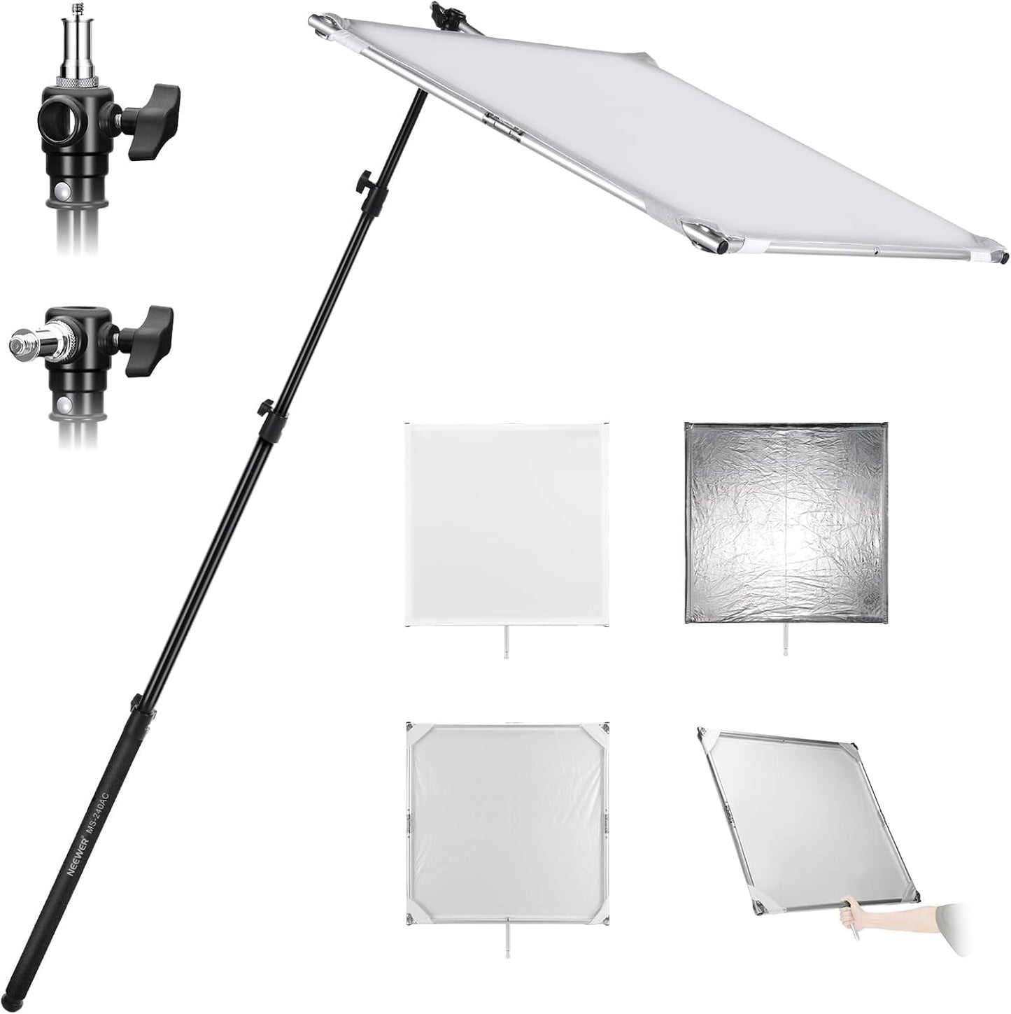 Neewer 90101219 30"x30" Light Diffusion Panel Scrim Kit