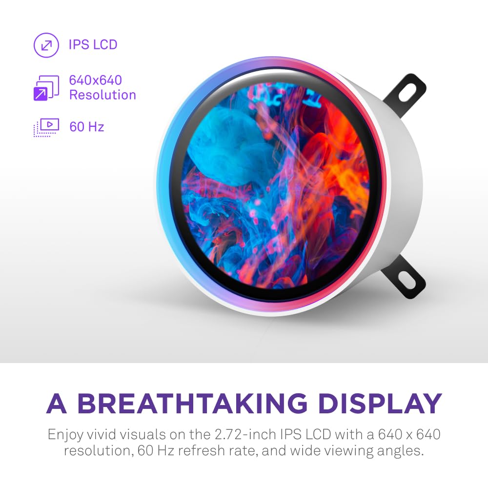 NZXT RL-KR24E-W2 Kraken Elite 240 RGB 240mm AIO CPU Cooler (2024)