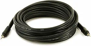 Monoprice 105579 Premium 3.5mm Male to Male Stereo Cable 15ft