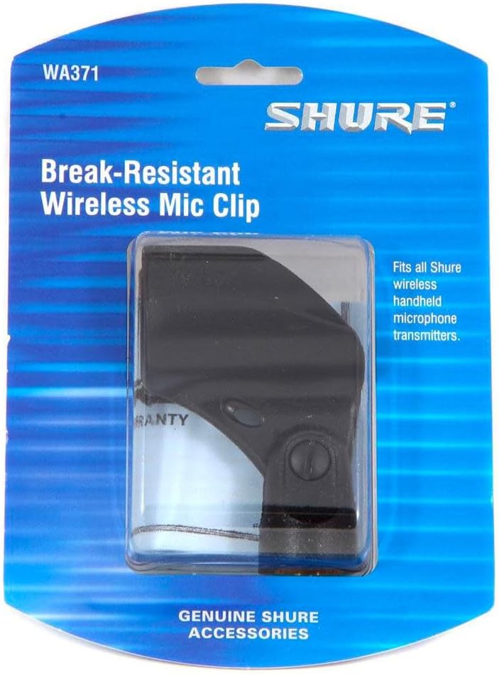 Shure WA371 Microphone Clip Wireless Handheld Transmitters