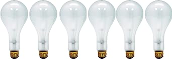 GE 41459 Soft White 3-Way Mogul Bulb 6-Pack