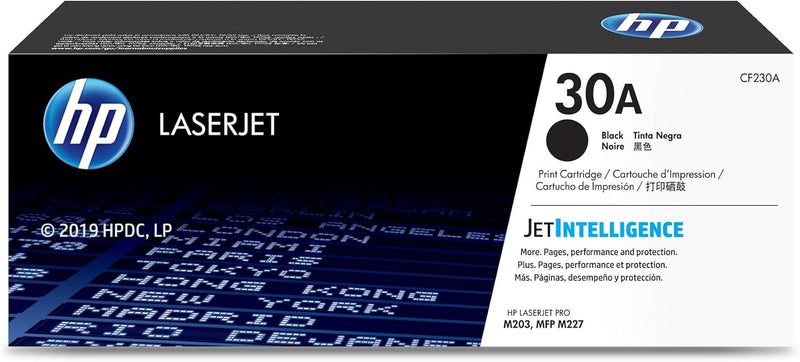 HP CF230A 30A Black LaserJet Toner Cartridge — main product image