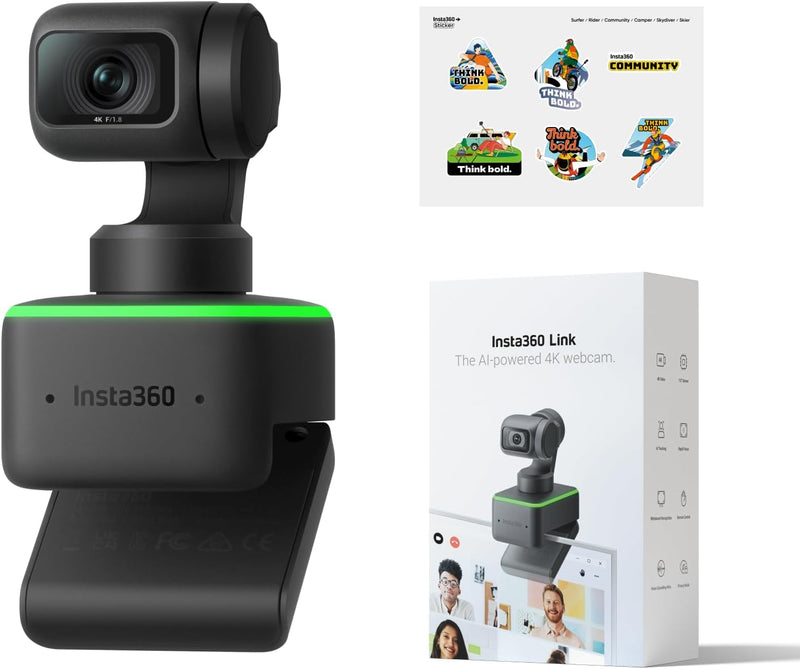 Insta360 CINSTBJ/A-ST Link 4K AI Webcam — main product image