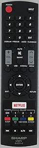 Sharp 8541713775 LED TV Remote GJ221-C