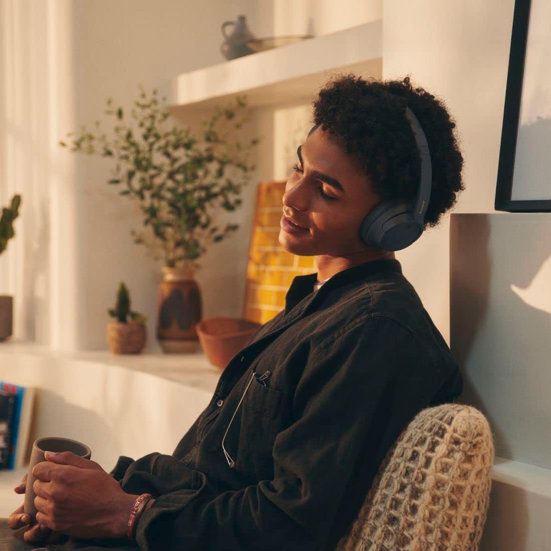 Sony WH-CH720NL Noise Canceling Wireless Bluetooth Headphones - Blue