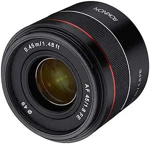 Rokinon IO45AF-E 45mm F1.8 Auto Focus Lens Sony E-Mount