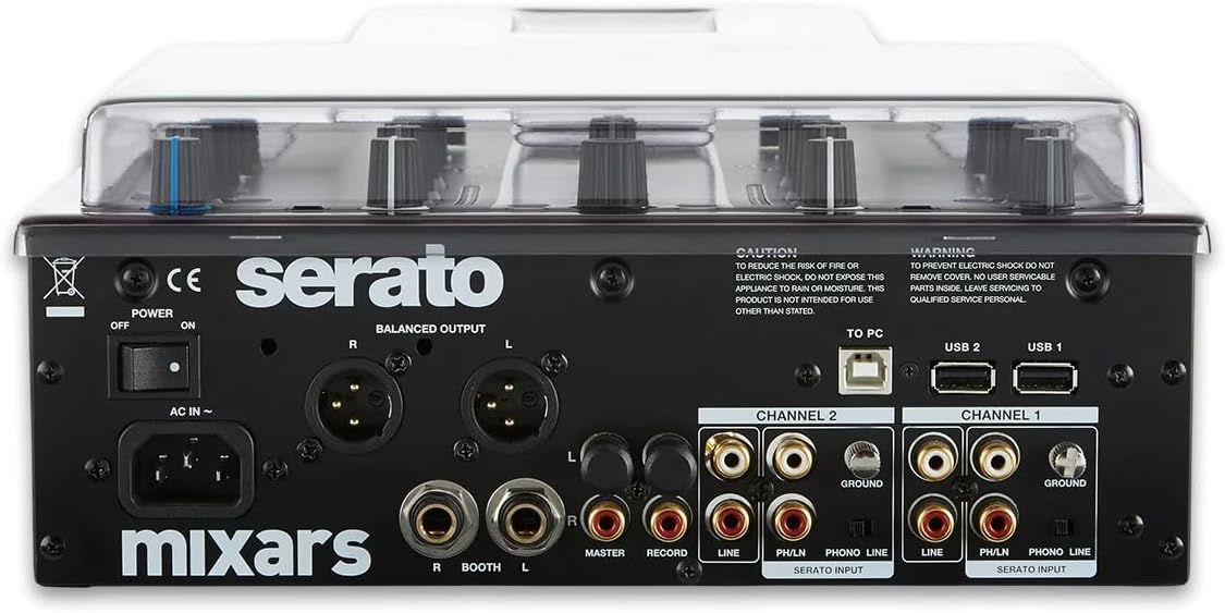 Decksaver DS-PC-DUO Mixars Duo Mixer Cover