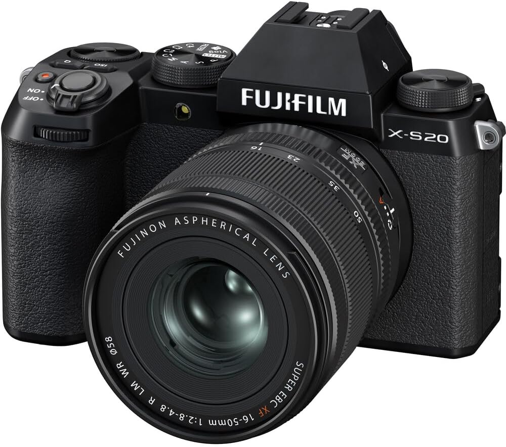 Fujifilm X-S20 Mirrorless Camera with 16-50mm Lens Bundle