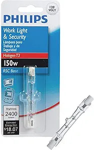 GE 19378 Halogen T3 Edison Bulb, 150W