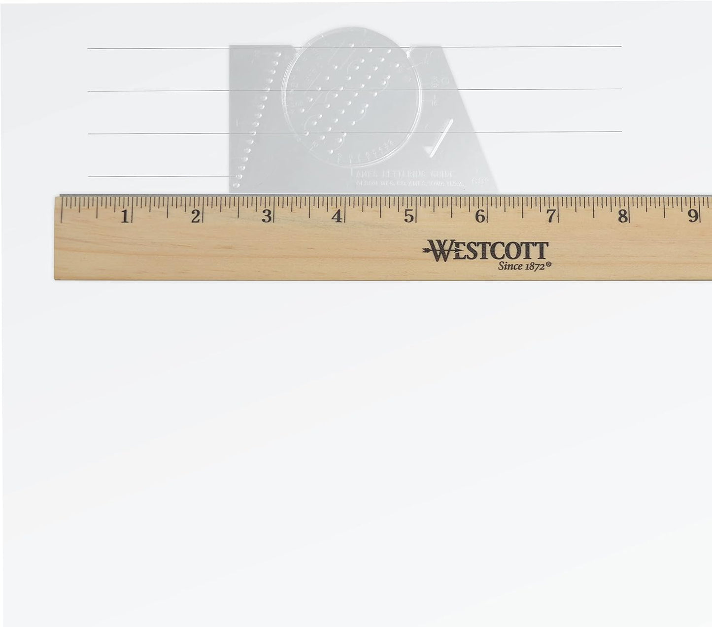 Westcott ALG-1 Lettering Stenciling Template Drafting Tool