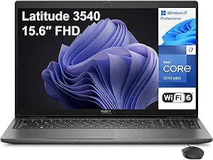 Dell 3540 Latitude 2023 Business Laptop, i7-1355U, 32GB DDR4 RAM, 1TB PCIe SSD
