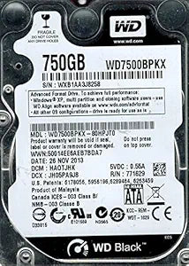 Western Digital WD7500BPKX-80HPJT0 750GB Hard Drive