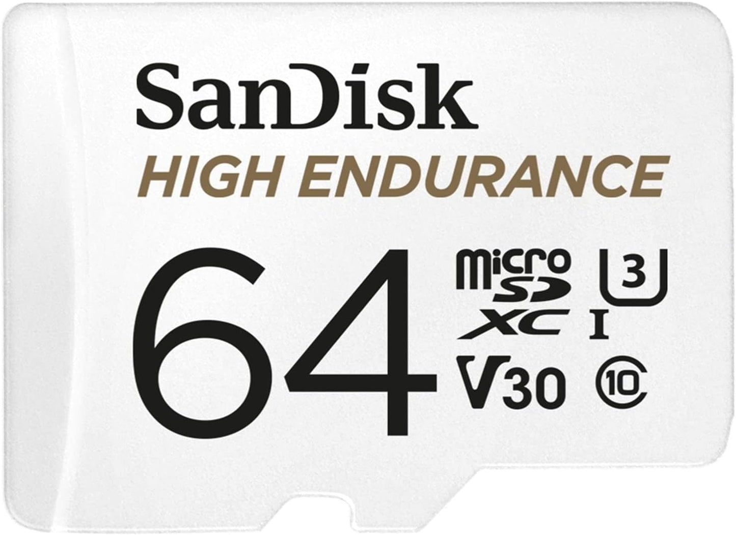 SanDisk SDSQQNR-064G-GN6IA 64GB High Endurance MicroSD Card 4K