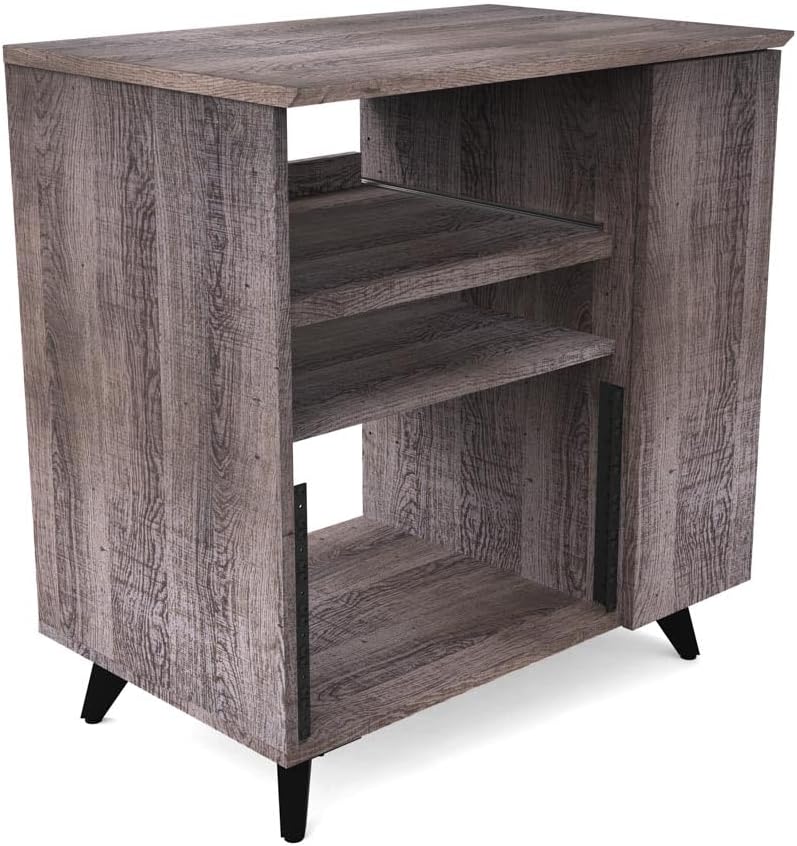 Glorious 246886 Modular Side Rack Walnut Studio