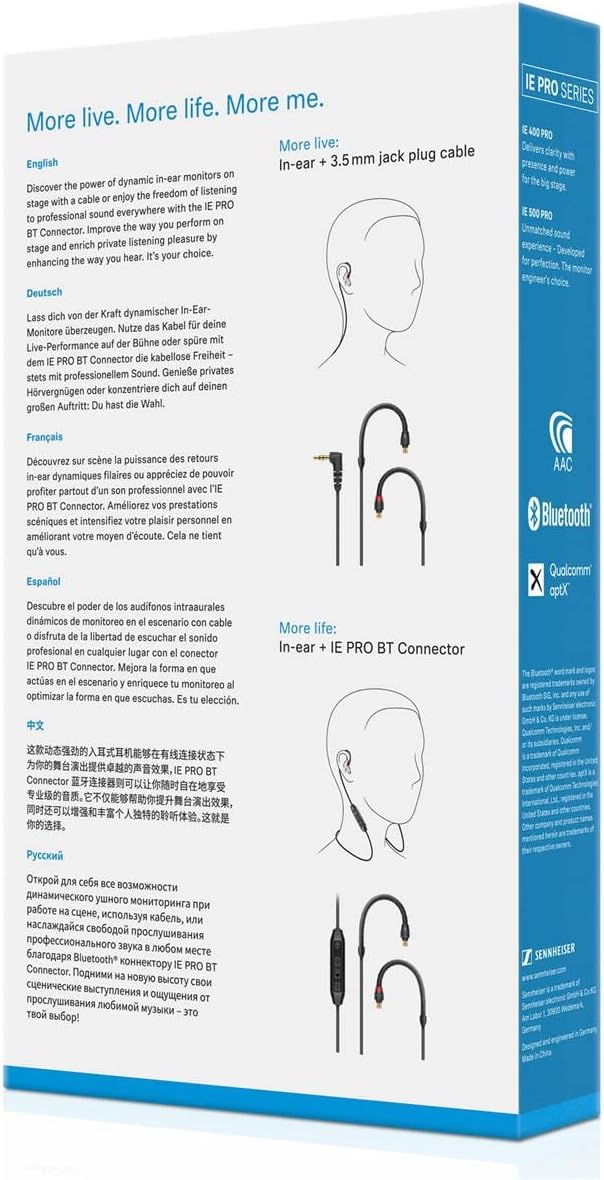 Sennheiser 509172 IE 100 PRO Wireless In-Ear Monitor