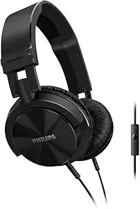 Philips SHL3005BK/00 On-Ear Wired Headphones Black — main product image