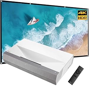 Optoma E1OPCINEMAXP2 CinemaX P2 4K UHD Laser Projector Bundle