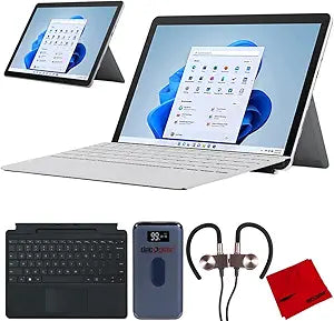 Microsoft E222MS8VC00001 Surface Go 3 Tablet i3 8GB 128GB Bundle