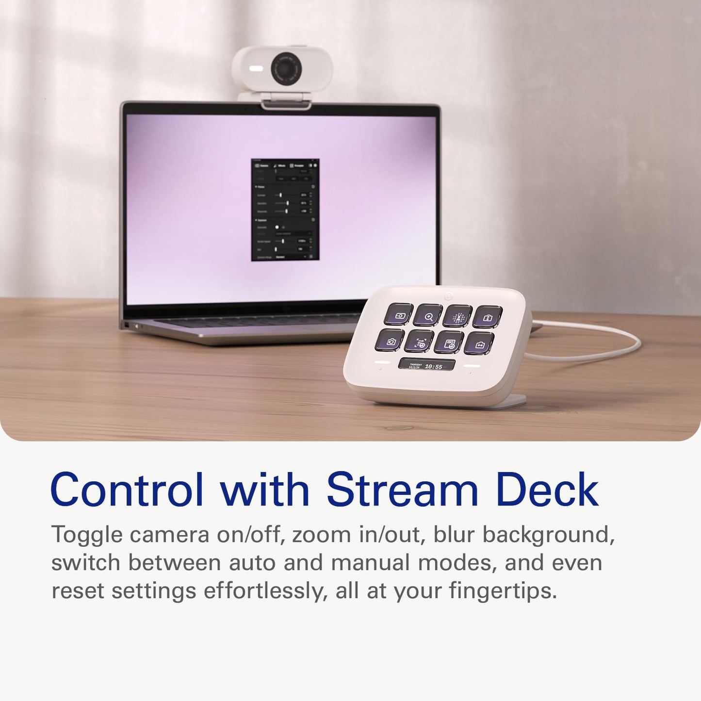 Elgato 20WAE9901 Facecam Neo Full HD Streaming Webcam