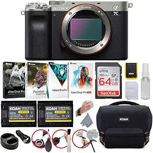 Sony A7C Compact Full-Frame Mirrorless Camera Bundle — main product image