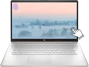 HP Ryzen 3 Touchscreen Laptop, 16GB RAM, 1TB SSD, Rose Gold — main product image