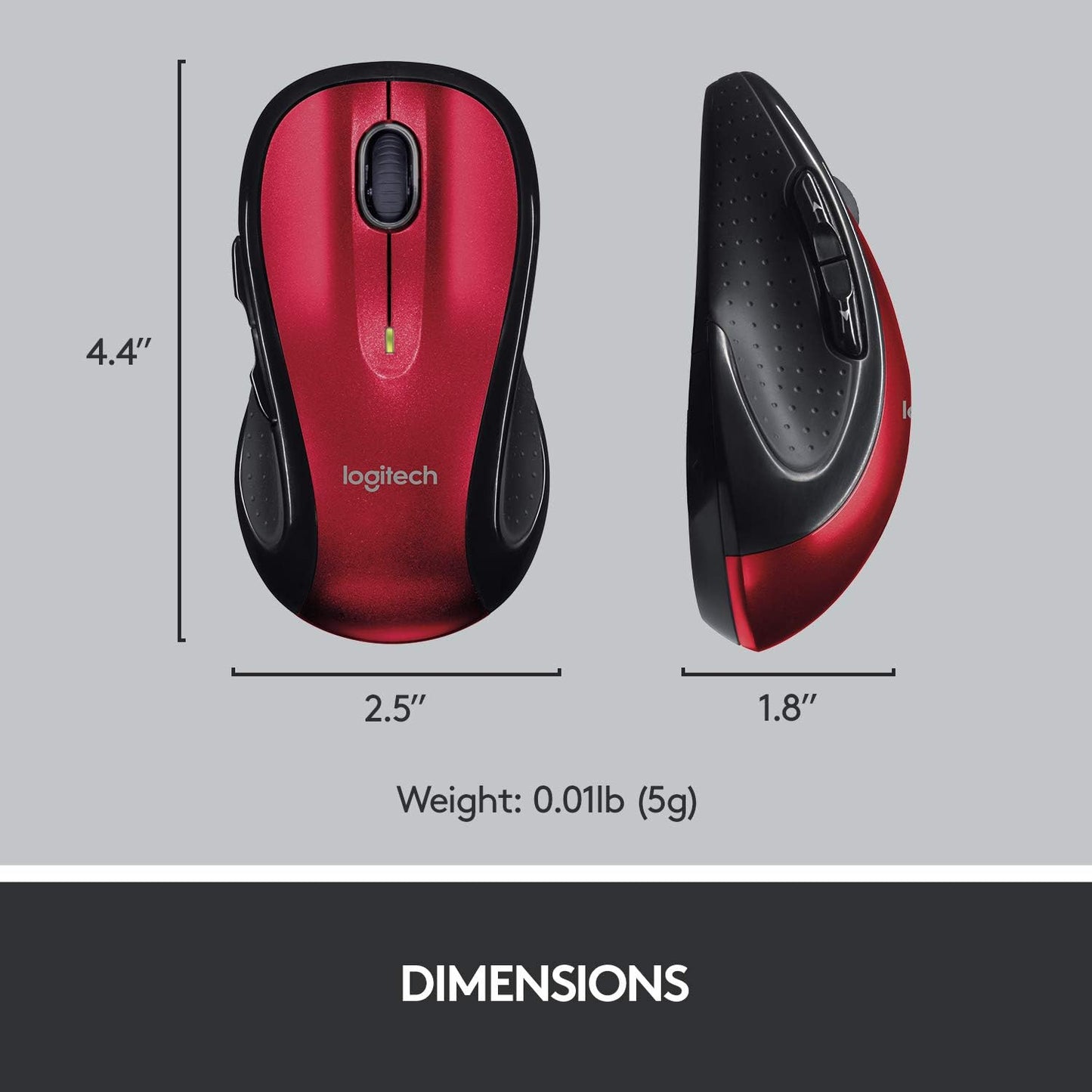 Logitech 910-004554 M510 Wireless Ergonomic Mouse