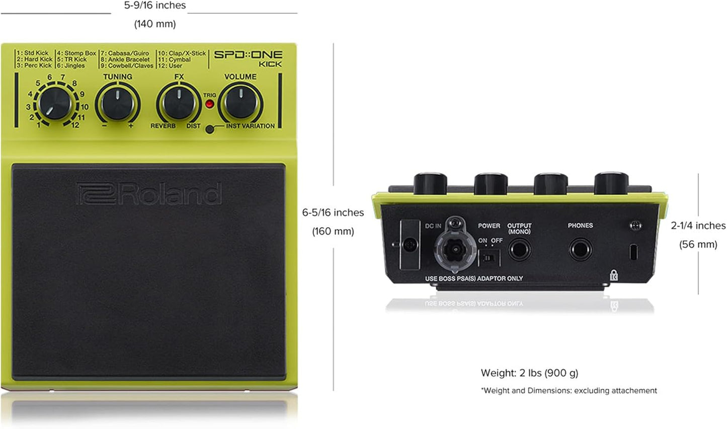 Roland SPD-1K Kick Sampling Pad Bundle