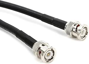 Shure UA825 BNC-BNC RG8X U Extension Cable 25 Feet