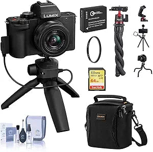 Panasonic Lumix DC-G100 12-32mm Lens Vlogging Camera Bundle