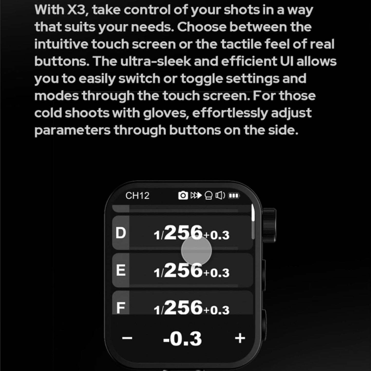 Godox X3-F TTL Wireless Flash Trigger Fujifilm Cameras
