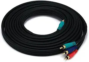 Monoprice 5354 Component Video/Audio Coaxial Cable - 15FT — main product image