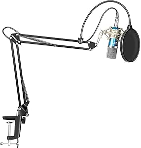 Neewer 40091686 Condenser Microphone Kit NW-35 Scissor Arm