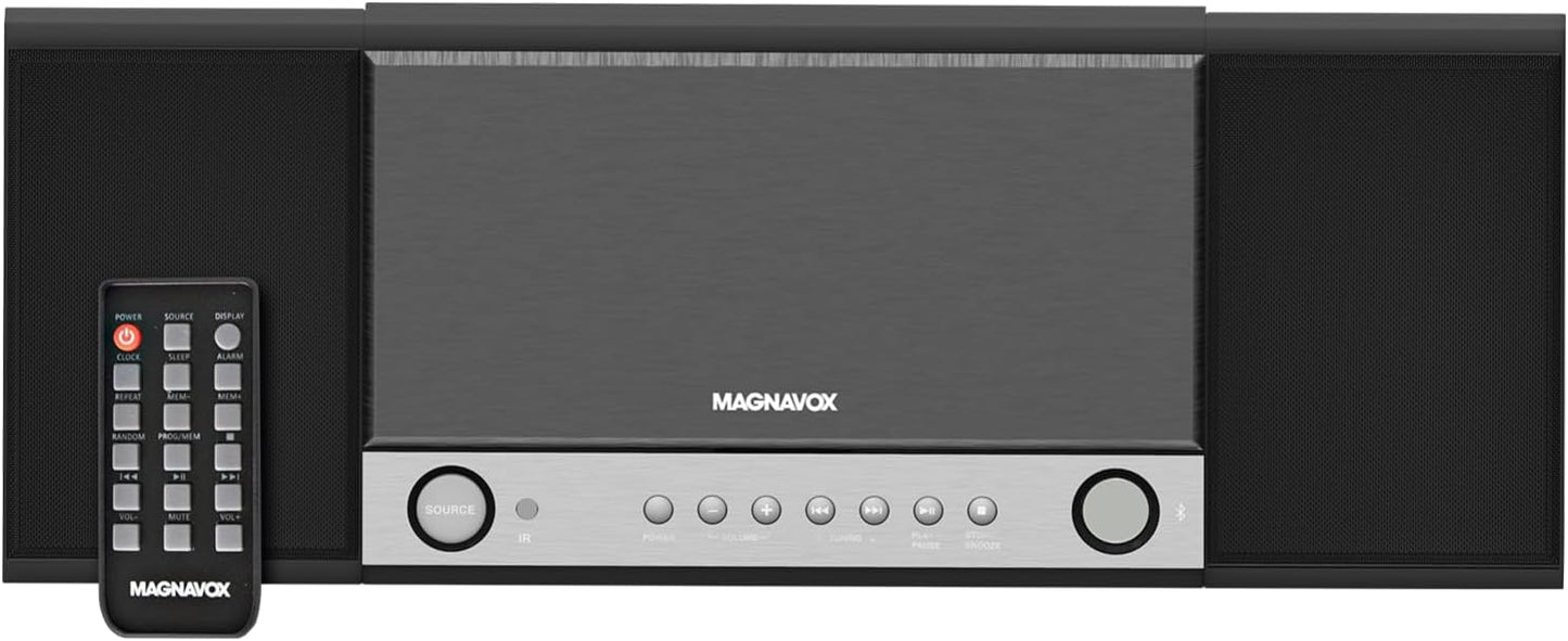Magnavox MM444BT CD Shelf System - Bluetooth Stereo FM Radio